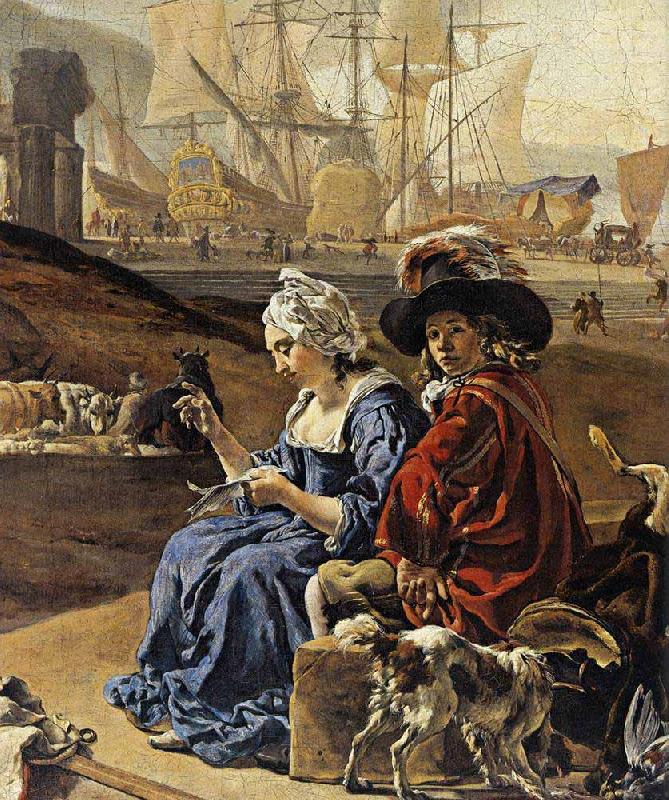 An Italian Seaport, Jan Weenix